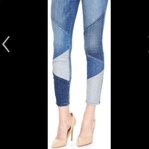 Current Elliott patchwork skinny jean